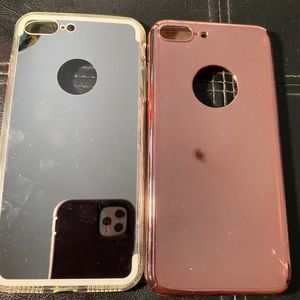 Various IPhone 7 and 8 plus cases.